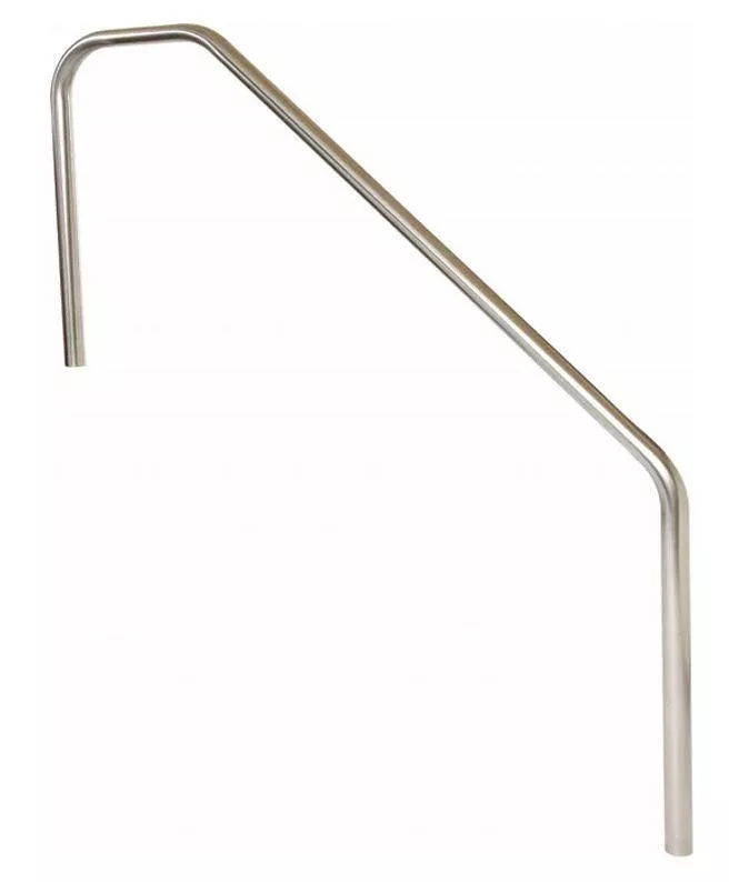 SR Smith 3 Bend 8' High Standard Length Stainless Steel Hand Rail