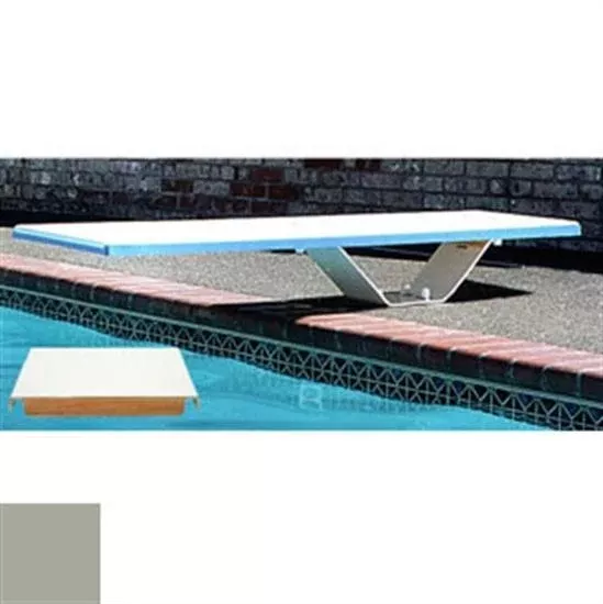 SR Smith 8' Frontier III Diving Board - Silver Gray - Matching Thread