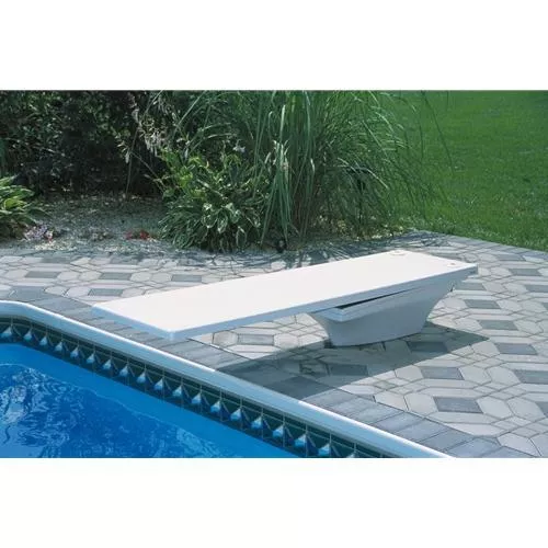 SR Smith Flyte-Deck Stand with 10' Frontier III Dive Board - Radiant White