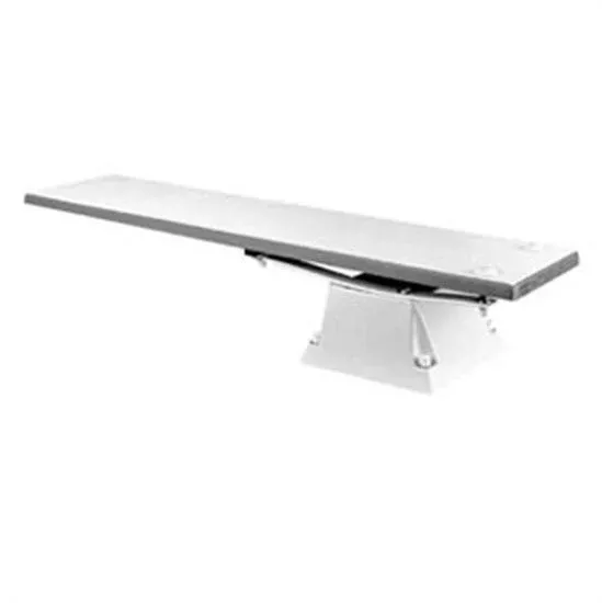 SR Smith Supreme Jump Stand with 8' Frontier III Board Silver Gray with White Springs - 68-209-61821