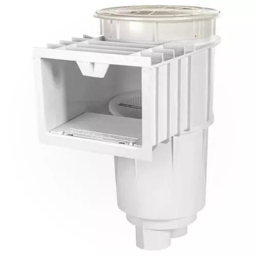 Sta-Rite U-3 Skimmer with Float Valve 08650-1403 - Concrete Pools - White