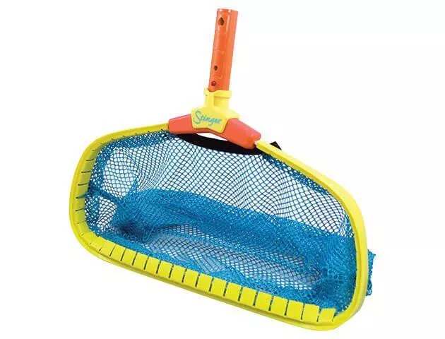 Stinger 18" Leaf Rake with Large Mesh Grab Bag