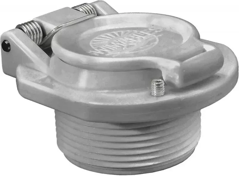 Swimables Vac Lock 1.5" MPT Pool Fitting Light Gray