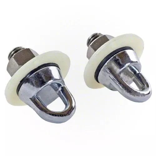 Swimline Chrome Plated Wall Anchor Set