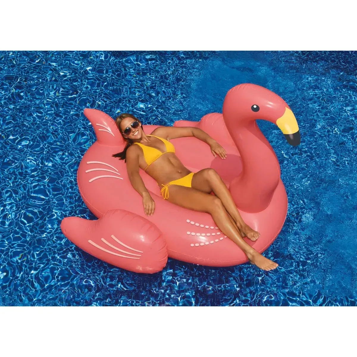 Swimline Giant Flamingo Ride-On Pool Float 90627
