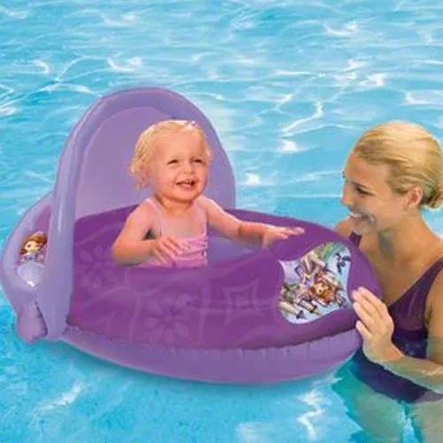 Swimways Sun Canopy Baby Float - Sofia the First