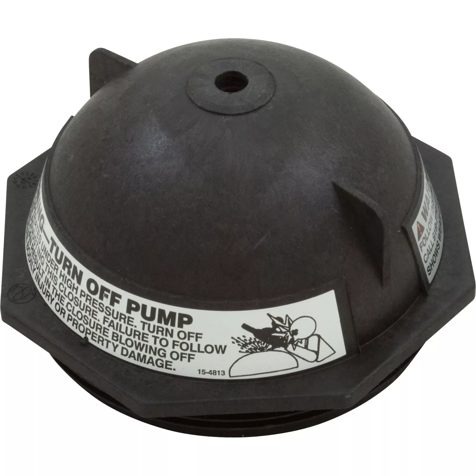 Tank Lid, Pentair PacFab Triton II, 6", Black