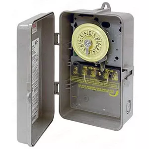 Timer 230 volt DPST heater-fireman's switch-weatherproof enclosure