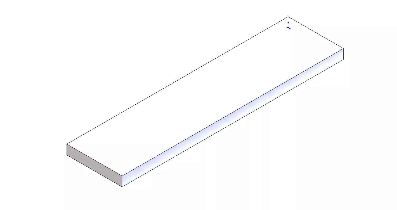 Track Channel Shim 6mm x 7' 4" Gray