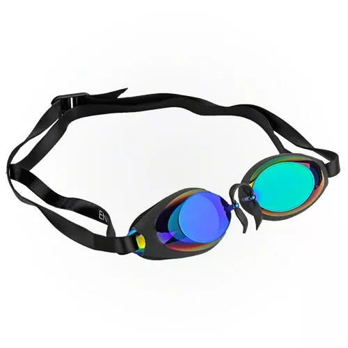 TYR Swedish Lo-Pro Mirrored Goggles - Silver
