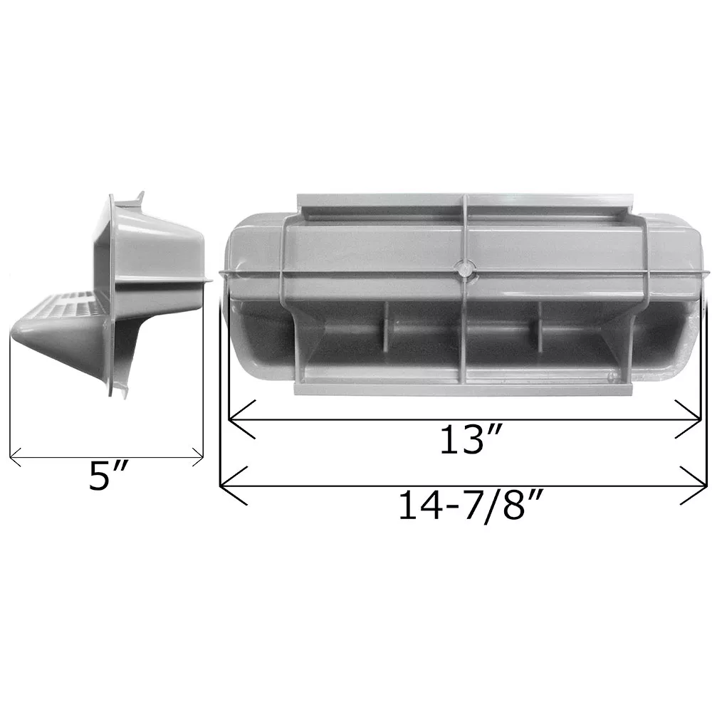 Waterway pool wall step gray 1 set 3PCS- Gray