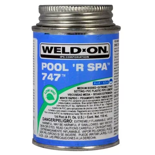 Weld-On 747 Pool 'R Spa Glue - 1/4 Pint