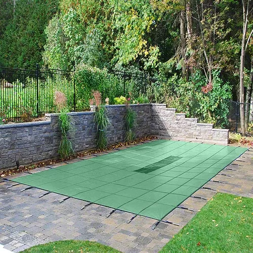 Yard Guard Aquamaster Safety Cover- 15' X 30' - Green