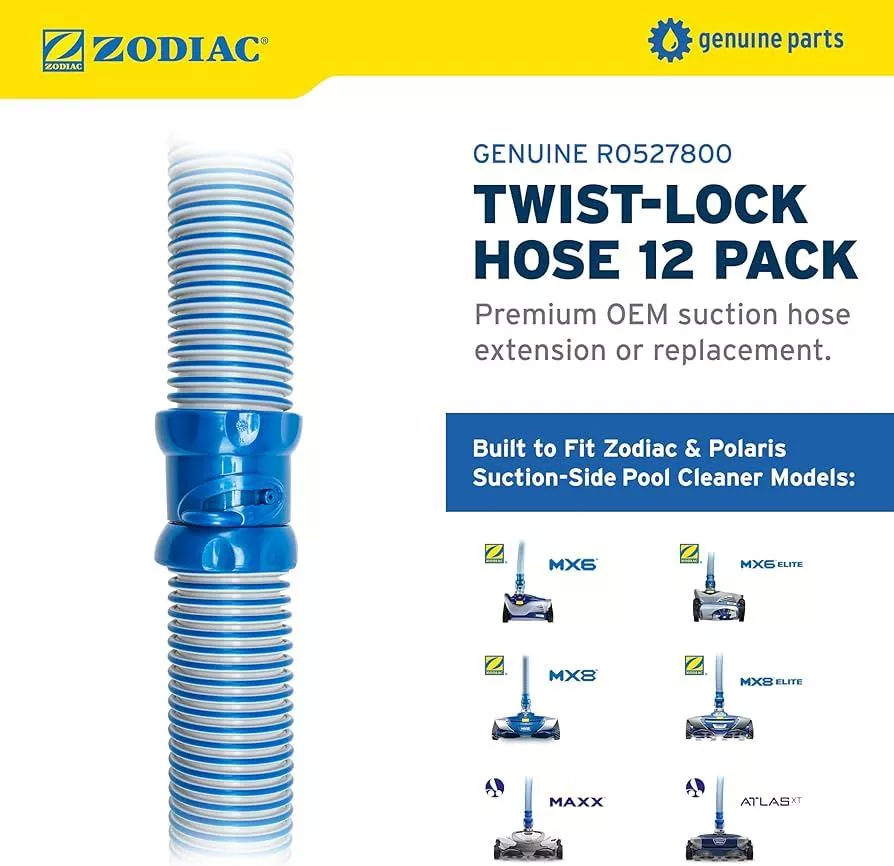 Zodiac R0527800 Twist Lock Hose Replacement Kit